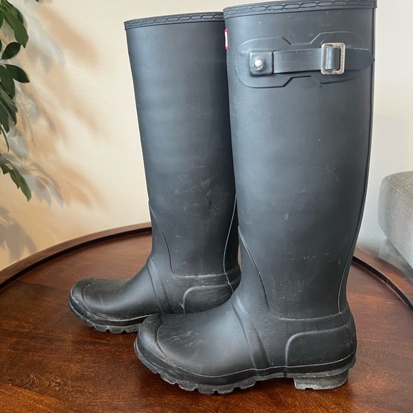 Women's Original Back Adjustable Tall Rain Boots Size US 9 - Picture 2 of 7